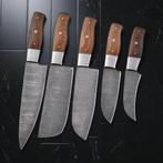 Keukenmes - Chefs knife - Handgemaakt gevouwen staal, hout