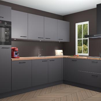 Onyxgrijze keuken Paramaribo 11505, Huis en Inrichting, Keuken | Complete keukens, Verzenden