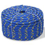 vidaXL Boot touw 10 mm 50 m polypropyleen blauw, Verzenden, Nieuw