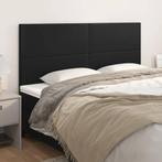 vidaXL Hoofdborden 4 st 100x5x78/88 cm kunstleer zwart, Verzenden, Nieuw, Zwart, Overige materialen