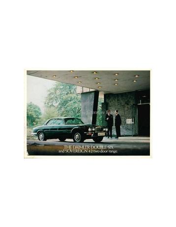 1977 DAIMLER DOUBLE-SIX / SOVEREIGN TWO-DOOR BROCHURE beschikbaar voor biedingen