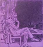 Spotprent De Heine-gedenksteen uit zijn geboortehuis gero..., Antiek en Kunst, Verzenden