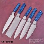 Keukenmes - Chefs knife - Pakka-hout en gevouwen staal -