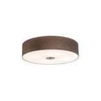 Landelijke plafondlamp taupe 50 cm - Drum Jute, Huis en Inrichting, Lampen | Plafondlampen, Nieuw, Overige materialen, Modern