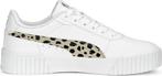 PUMA Carina 2.0 Animal Jr Dames Sneakers - White/Granola/Bla, Kleding | Dames, Verzenden, Nieuw