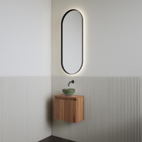 Fonteinset | BWS Leto | Walnut | Waskom Mat Olijf Groen, Doe-het-zelf en Verbouw, Sanitair, Overige typen, Nieuw, Ophalen of Verzenden