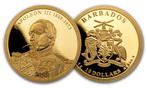 Massief gouden munt Napoleon III 2023, Postzegels en Munten, Verzenden