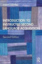 Introduction to Instructed Second Language Acq 9781138671782, Boeken, Verzenden, Zo goed als nieuw