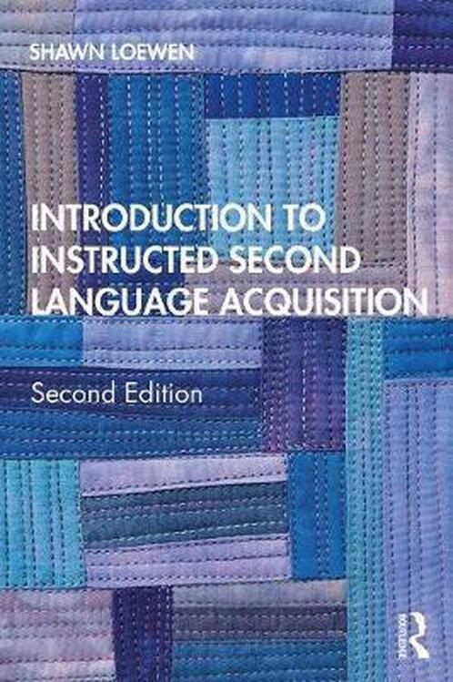 Introduction to Instructed Second Language Acq 9781138671782, Boeken, Studieboeken en Cursussen, Zo goed als nieuw, Verzenden