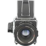 Hasselblad 501CM + A12 V 6x6 back + Planar 80mm f/2.8 CB, Audio, Tv en Foto, Fotocamera's Analoog, Ophalen of Verzenden, Gebruikt