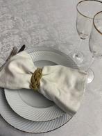 Luxueus Venetiaans San Leucio witte medaillon ramages damast, Antiek en Kunst