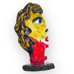 Fabio Tagliapietra - sculptuur, Volto “Omaggio a Picasso” -, Antiek en Kunst, Antiek | Glas en Kristal