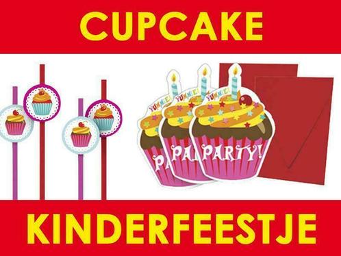 Cupcake kinderfeestje - Feestartikelen - Versiering, Diensten en Vakmensen, Kinderfeestjes en Entertainers, Schmink- of Themafeestjes