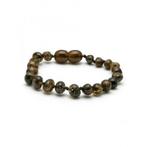 Barnsteen newborn armbandje - olive (12 cm), Nieuw