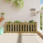 vidaXL Plantenbak verhoogd hekontwerp 150x50x50 cm, 100 cm of meer, Verzenden, Nieuw, Hout
