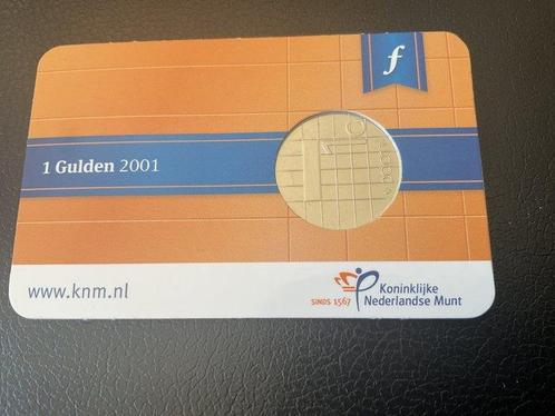 Nederland. 1 Gulden 2001 Coincard (Zonder Minimumprijs), Postzegels en Munten, Munten | Nederland