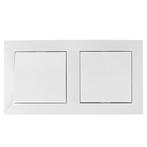 Wisselschakelaar - Aigi Cika - Inbouw - 2-voudig Enkel, Doe-het-zelf en Verbouw, Elektra en Kabels, Ophalen of Verzenden, Nieuw