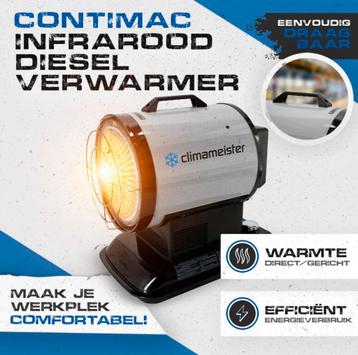 NIEUW Mobiele Compacte InfraroodHeater diesel Climameister beschikbaar voor biedingen
