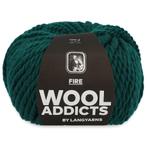 WoolAddicts Fire - 18 donkergroen - Merinowol Garen, Ophalen of Verzenden, Nieuw