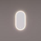 HIPP Design spiegel Ovaal-Recht met LED Verlichting Directe, Huis en Inrichting, Woonaccessoires | Spiegels, Ophalen of Verzenden