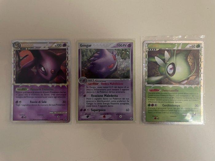 Pokémon - 3 Card - Celebi, Espeon, Gengar Holo - Various, Hobby en Vrije tijd, Verzamelkaartspellen | Pokémon