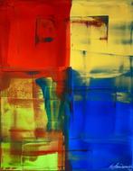 Parscha Mirghawameddin (XX) - Abstract N°3822 - XXL, Antiek en Kunst