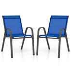 LIVSK Terrasstoelenset - Ergonomische Rugleuning - Voorgevor, Verzenden, Nieuw