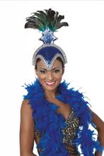 Samba hoofdtooi blauw, Kleding | Dames, Carnavalskleding en Feestkleding, Ophalen of Verzenden, Nieuw