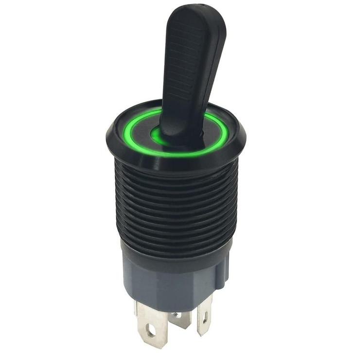 ProRide Metalen Tuimelschakelaar 12-24V OFF-ON - Inbouw -, Doe-het-zelf en Verbouw, Elektra en Kabels, Nieuw, Verzenden