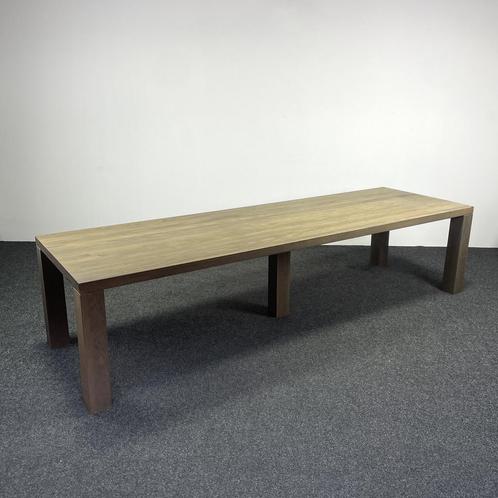 Houten Boerentafel - 76 x 319 x 99 cm, Zakelijke goederen, Kantoor en Winkelinrichting | Kantoormeubilair en Inrichting, Gebruikt