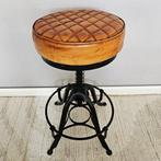 Kruk - Draaikruk in hoogte verstelbaar - Leder, Metaal