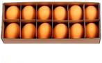 Kippeneieren Oranje 12 stuks leeggeblazen voor decoratie, Huis en Inrichting, Ophalen of Verzenden, Nieuw