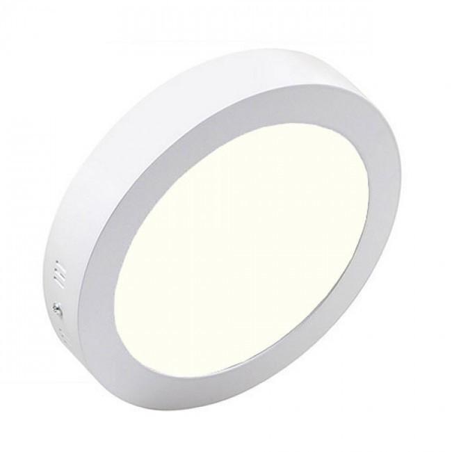 LED Downlight - Opbouw Rond 18W - Natuurlijk Wit 4200K, Huis en Inrichting, Lampen | Spots, Plafondspot of Wandspot, Nieuw, Led