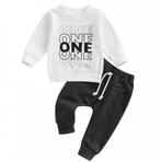 Cakesmash outfit met sweater en zachte broek One, Verzenden, Setje, Jongetje, Nieuw