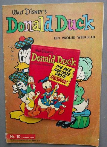 Donald Duck - 1 reclamenummer 1966 in zeer fraaie beschikbaar voor biedingen