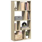 vidaXL Boekenkast 60x20x120 cm bewerkt hout sonoma, Verzenden, Nieuw, Overige houtsoorten