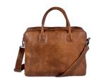 DSTRCT Fletcher Street - Leren Laptoptas 15,6 inch - 100%, Sieraden, Tassen en Uiterlijk, Tassen | Schoudertassen, Verzenden, Zo goed als nieuw