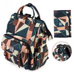 Brisby Overzichtelijke Luiertas – Verzorgingstas SET - ABSTR, Kinderen en Baby's, Luiertassen, Ophalen of Verzenden, Nieuw, Rugzak