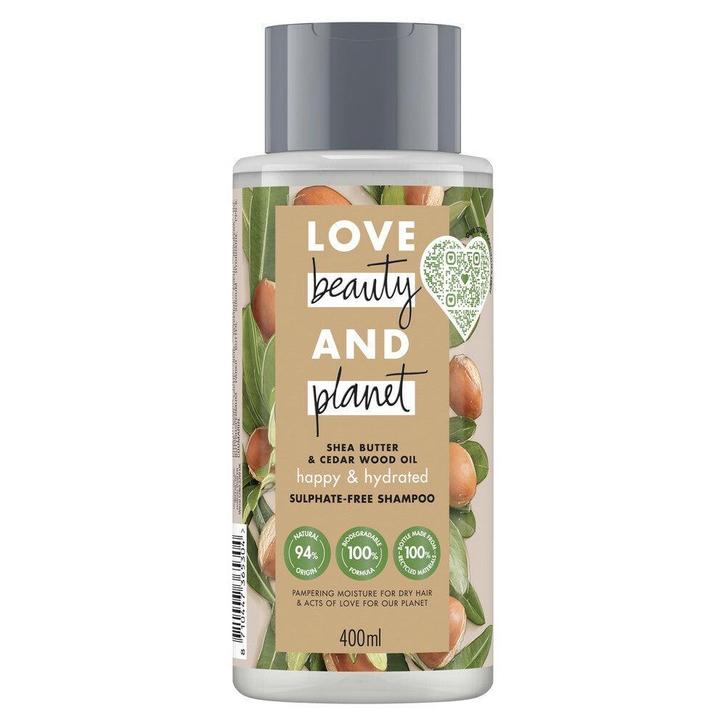 Love Beauty and Planet Shampoo Shea butter en Sandalwood 400, Sieraden, Tassen en Uiterlijk, Uiterlijk | Haarverzorging, Nieuw