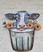 Wanddecoratie - Europa - Cute Cow, Antiek en Kunst