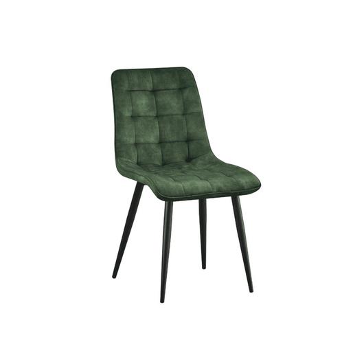 Eetkamerstoel Lex | Groen | Velvet/velours stof, Huis en Inrichting, Stoelen, Nieuw, Ophalen of Verzenden