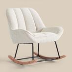 *WOONWINKEL* Schommelstoel Beige Stof, Verzenden, Nieuw, Stof
