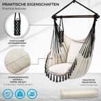 Hangstoel - Binnen & Buiten - Hangschommel - Tot 150kg - Bei, Verzenden, Zo goed als nieuw