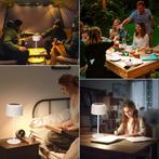 Tafellamp - Bureaulamp - Tafellamp oplaadbaar - Wit - Aigost, Huis en Inrichting, Lampen | Tafellampen, Verzenden, Zo goed als nieuw