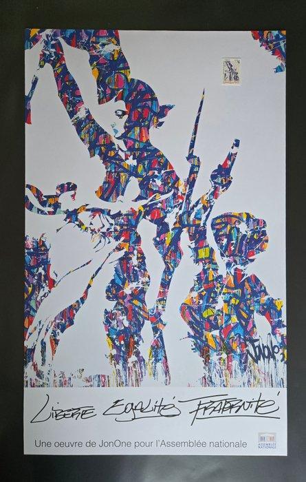 Jonone (1963) - Jonone Liberté, ègalité, fraternité -, Antiek en Kunst, Kunst | Designobjecten