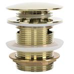 REA Clickwaste voor bad - glans goud - messing - 7 cm, Ophalen of Verzenden, Nieuw