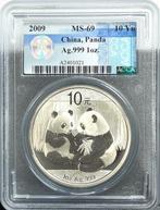China. 10 Yuan 2009 Panda, 1 0z (.999)  (Zonder, Postzegels en Munten, Munten | Europa | Niet-Euromunten