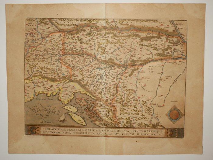 Slovenië en Croatië - Westelijke Balkan; Abraham Ortelius -, Boeken, Atlassen en Landkaarten
