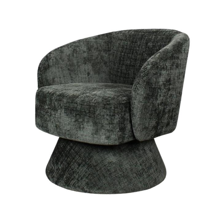 Kenny gestoffeerde fauteuil - groen, Huis en Inrichting, Stoelen, Nieuw, Ophalen of Verzenden