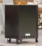 Brandtafel Brazier Zwart Staal Inclusief Vonkbescherming, Verzenden, Nieuw
